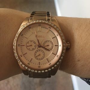Women’s Rose Gold Fossil Watch